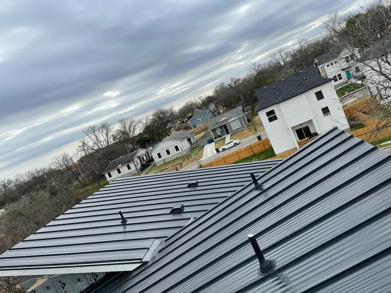 Standing seam metal roof panels with vents for Skylight Repair in Perth Amboy